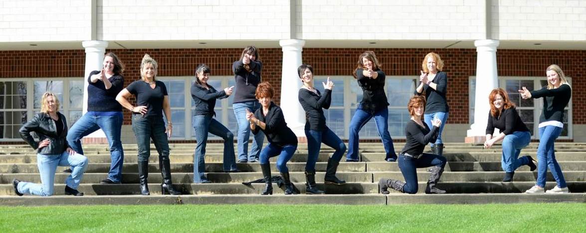 Police spouses pose like Charlie's Angels